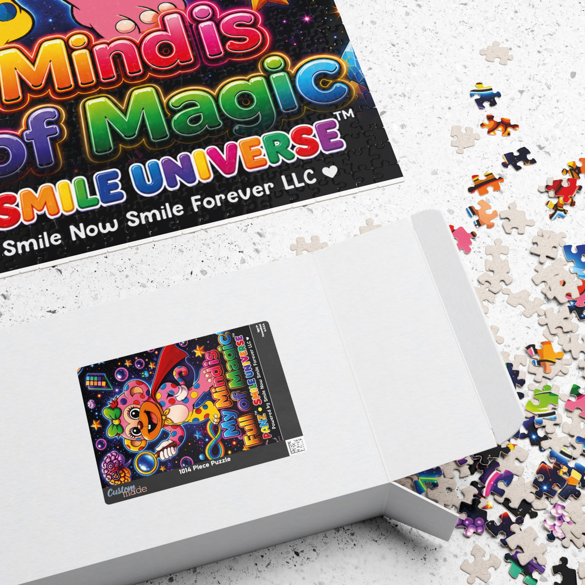 Panz™ Puzzle (110, 252, 520 & 1014-piece) – "My Mind is Full of Magic" Graphic | Smile Universe Collection