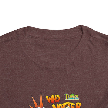 TuBz™ Rockstar Kids T-Shirt - "Who Hotter Than Me!" Graphic Tee | Smile Universe TuBz4Kidz Collection