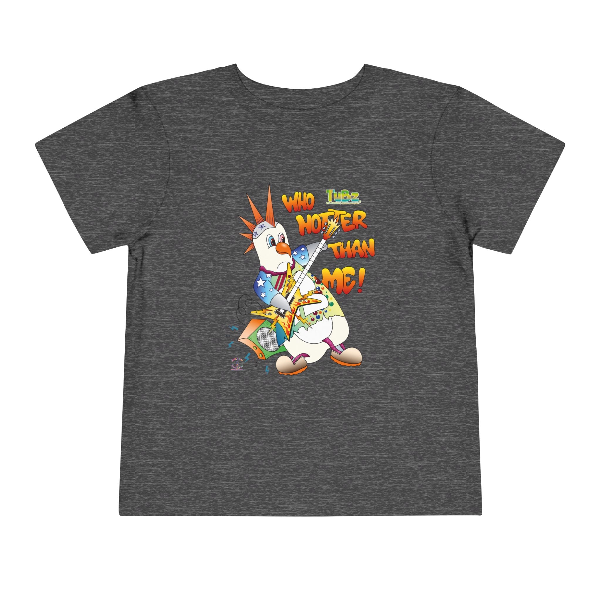 TuBz™ Rockstar Kids T-Shirt - "Who Hotter Than Me!" Graphic Tee | Smile Universe TuBz4Kidz Collection