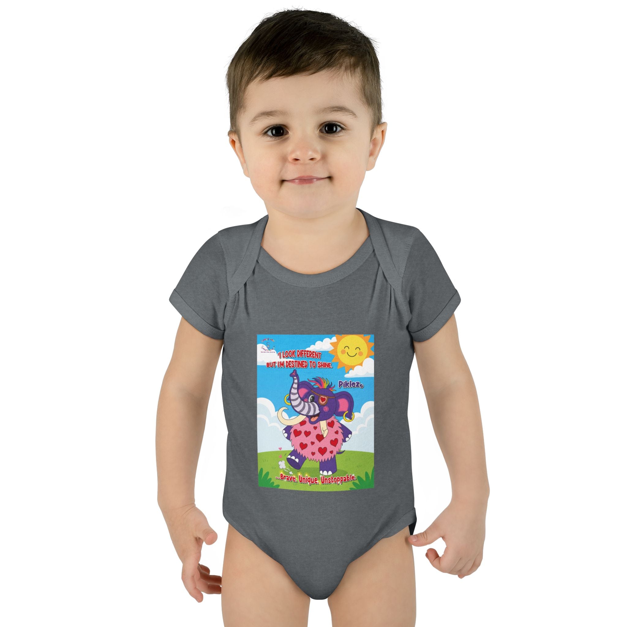 Piklez™ Infant Bodysuit – “Destined to Shine” Baby Outfit | Smile Universe Collection