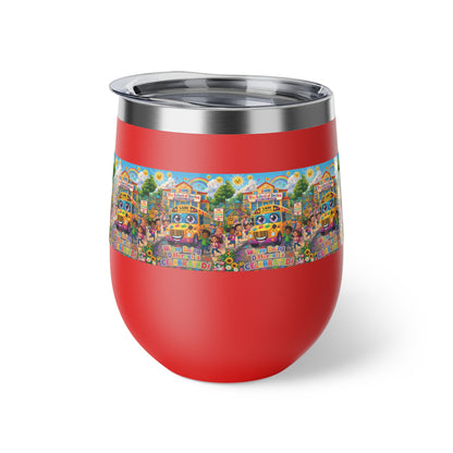 Lani™ 12oz Copper Vacuum Insulated Cup – "Where Being Different is CELEBRATED!" Graphic