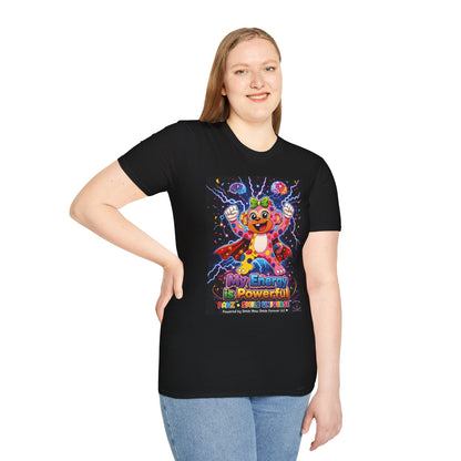 Panz™ Unisex Softstyle T-Shirt  for Adult– "My Energy is Powerful" Graphic Tee | Smile Universe Collection