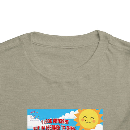 Piklez™ Toddler Tee – “Destined to Shine” Graphic Shirt | Smile Universe Collection