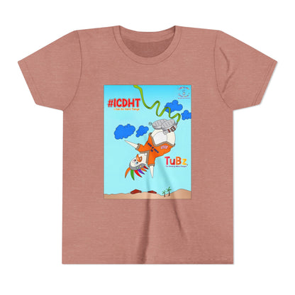TuBz™ "I Can Do Hard Things" Youth T-Shirt - Motivational Kids Graphic Tee