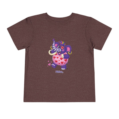 Piklez™ Toddler Short Sleeve Tee – "Full of Love!" Graphic Shirt | Smile Universe Collection