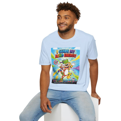 Potz™ Unisex Softstyle T-Shirt – "I Guide My ADHD Energy!" Graphic Tee | Smile Universe Collection