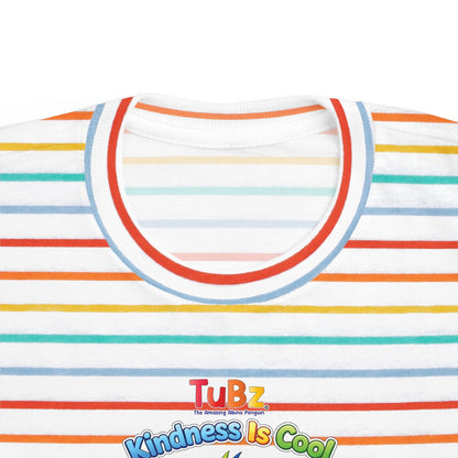 TuBz™ "Kindness Is Cool" Kids T-Shirt - Positive Message Graphic Tee | Smile Universe TuBz4Kidz