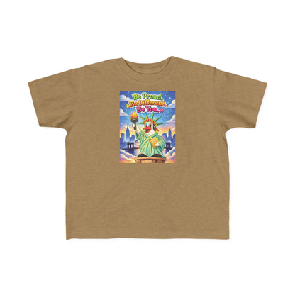 TuBz™ "Be Proud. Be Different. Be You." Kids T-Shirt - Inspirational Graphic Tee