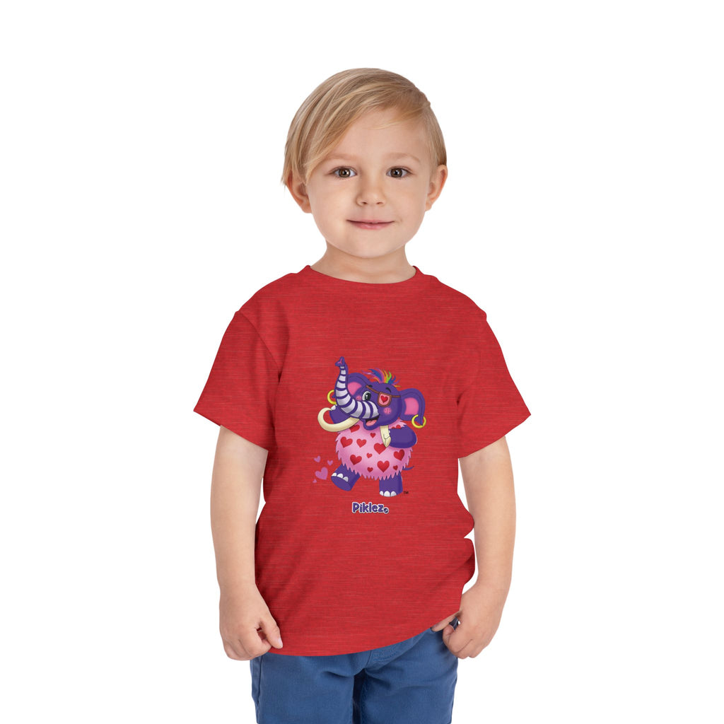 Piklez™ Toddler Short Sleeve Tee – "Full of Love!" Graphic Shirt | Smile Universe Collection