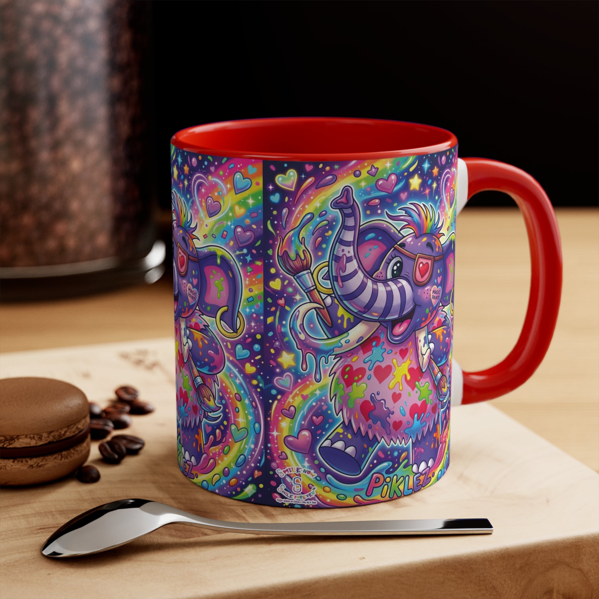 Piklez™ Accent Mug – "Magic Paint!" Graphic | Smile Universe Collection