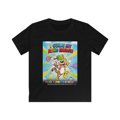 Potz™ Kids Softstyle Tee – "I Guide My ADHD Energy!" Graphic Tee | Smile Universe Collection