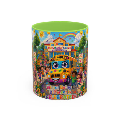 Lani™ Colorful Mug (11oz & 15oz) – "Where Being Different is CELEBRATED!" Graphic