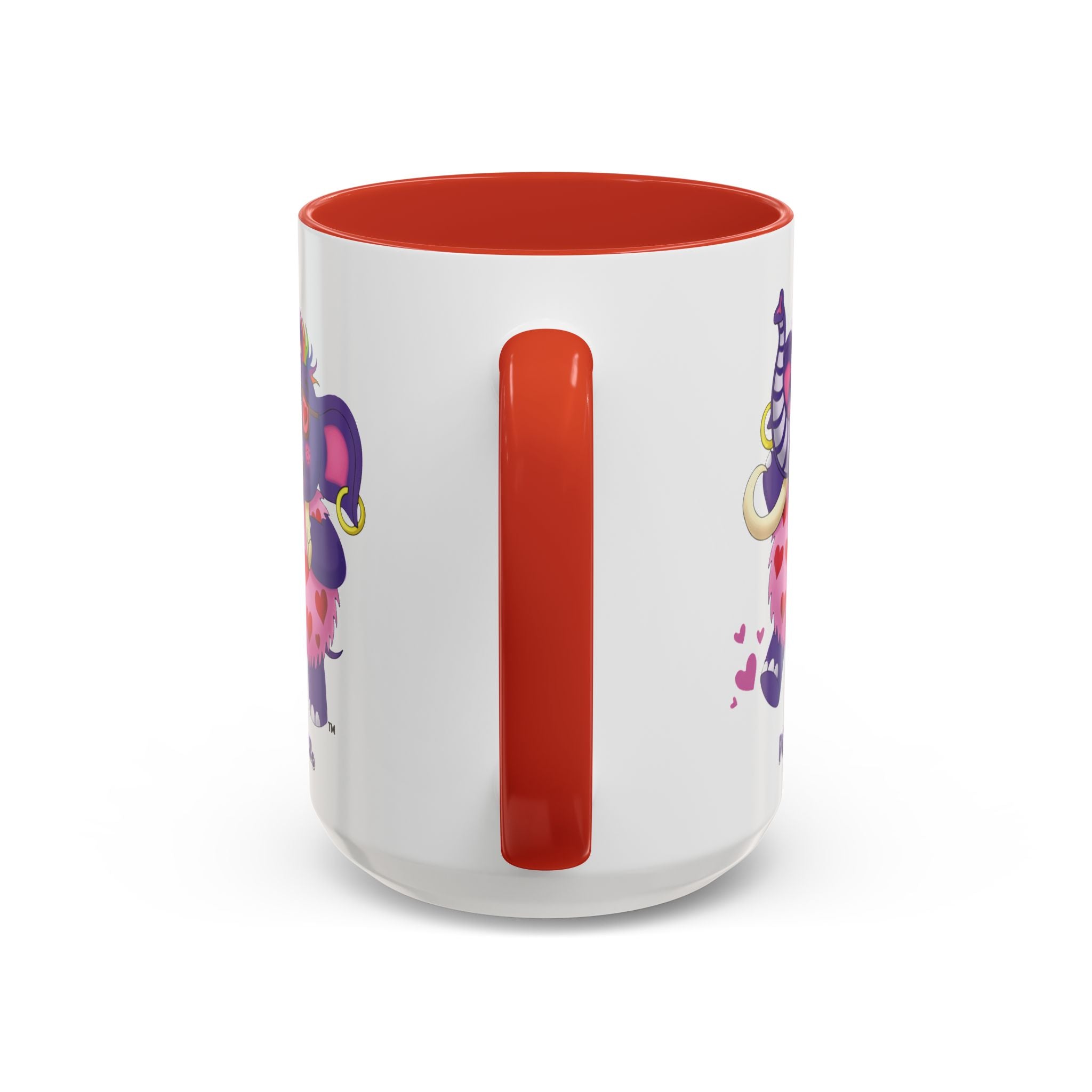 Piklez™ Accent Coffee Mug (11oz & 15oz) – "Full of Love!" Graphic | Smile Universe Collection