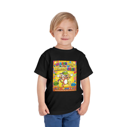 Potz™ Toddler Short Sleeve Tee – "My ADHD Brain is Full of Brilliant Ideas!" Graphic Tee | Smile Universe Collection