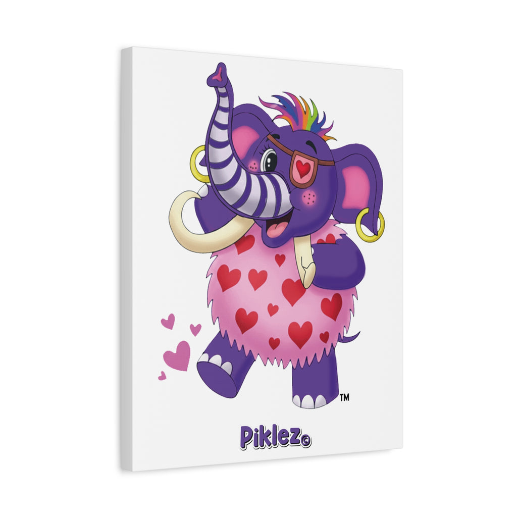 Piklez™ Matte Canvas, Stretched 1.25" – "Full of Love!" Graphic Wall Art | Smile Universe Collection