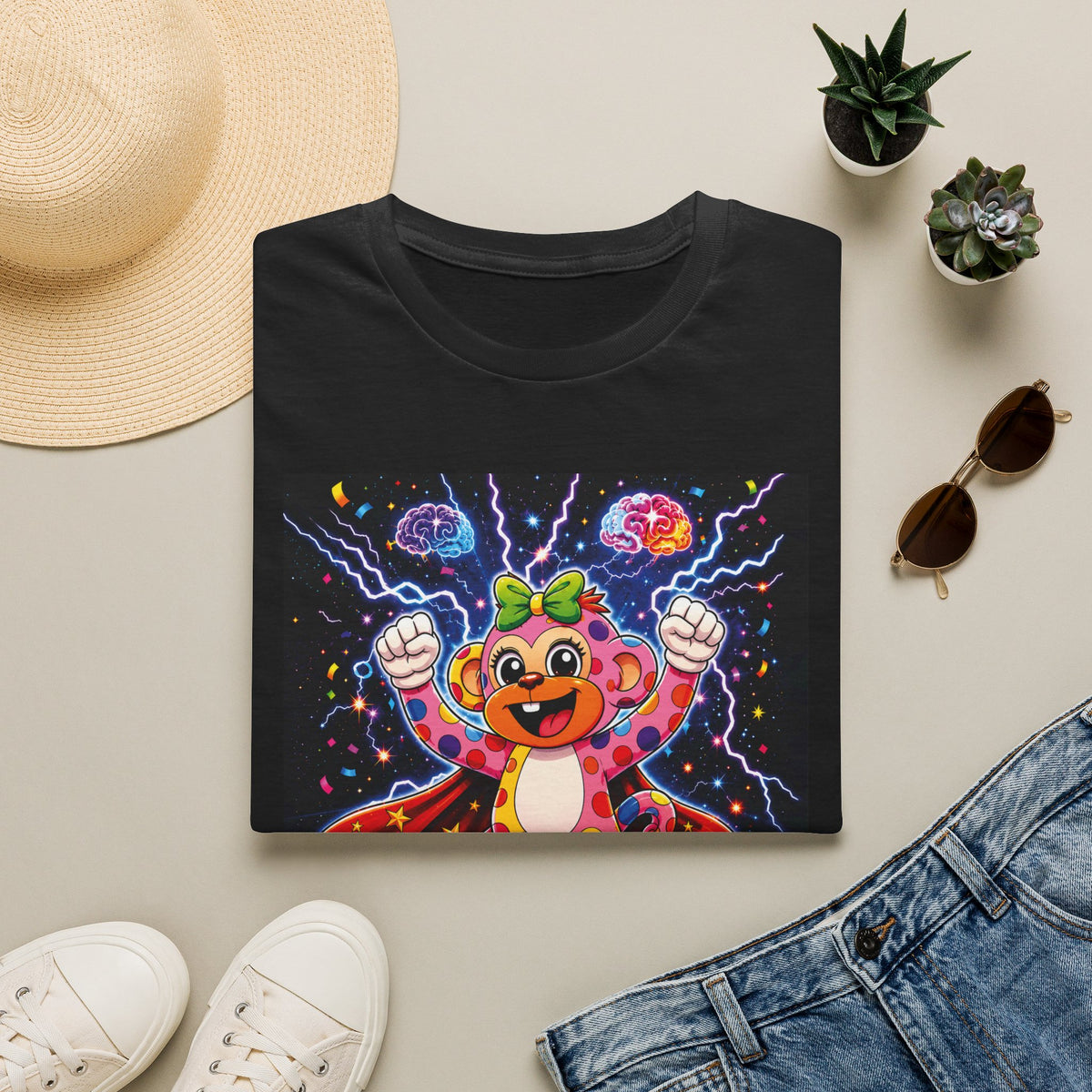 Panz™ Unisex Softstyle T-Shirt  for Adult– "My Energy is Powerful" Graphic Tee | Smile Universe Collection