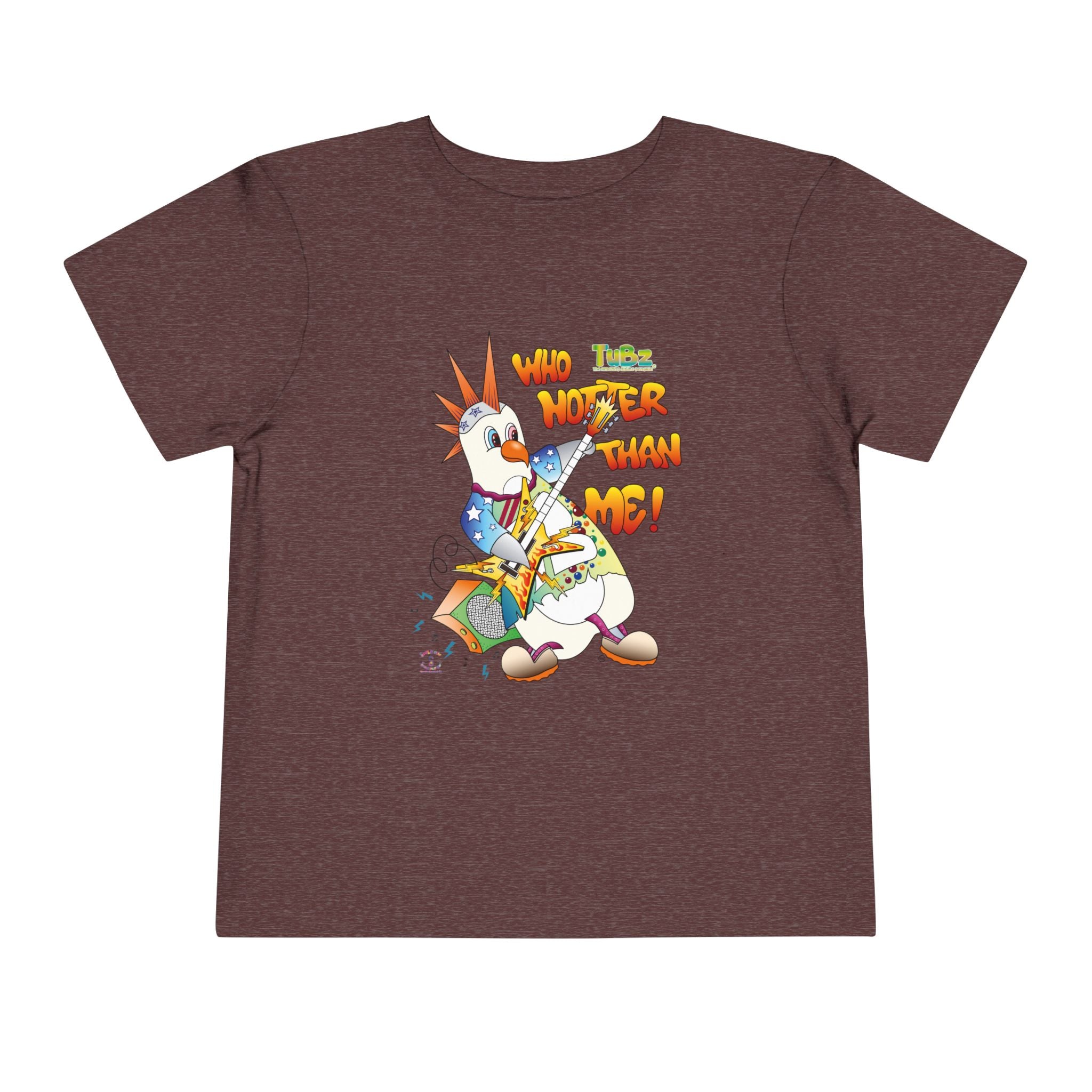 TuBz™ Rockstar Kids T-Shirt - "Who Hotter Than Me!" Graphic Tee | Smile Universe TuBz4Kidz Collection
