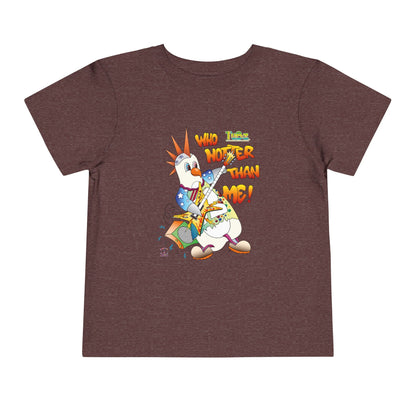 TuBz™ Rockstar Kids T-Shirt - "Who Hotter Than Me!" Graphic Tee | Smile Universe TuBz4Kidz Collection