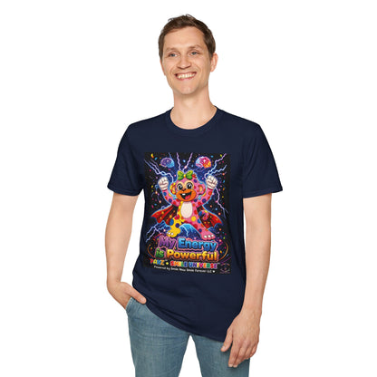 Panz™ Unisex Softstyle T-Shirt  for Adult– "My Energy is Powerful" Graphic Tee | Smile Universe Collection