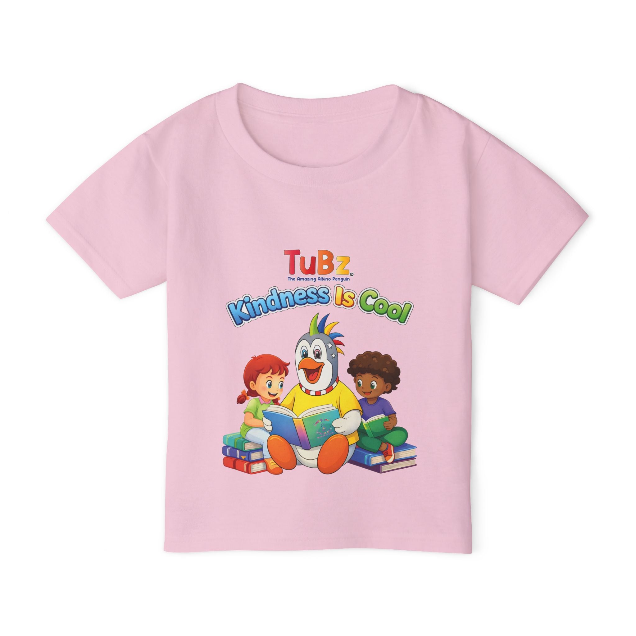 TuBz™ "Kindness Is Cool" Kids T-Shirt - Positive Message Graphic Tee | Smile Universe TuBz4Kidz