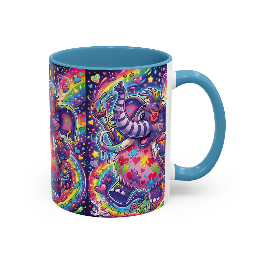 Piklez™ 15oz Ceramic Mug – "Magic Paint!" Graphic | Smile Universe Collection