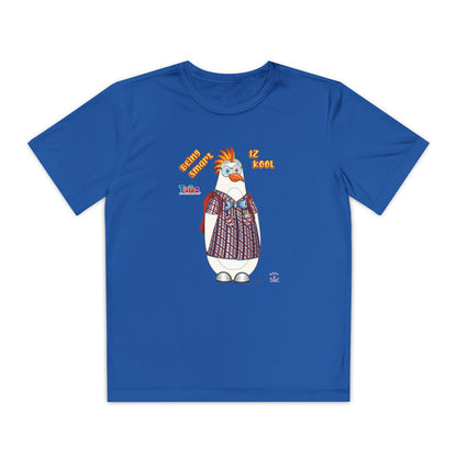 TuBz™ "Being Smart Iz Kool" Youth Competitor T- Shirt - Character Dress-Up Graphic Tee