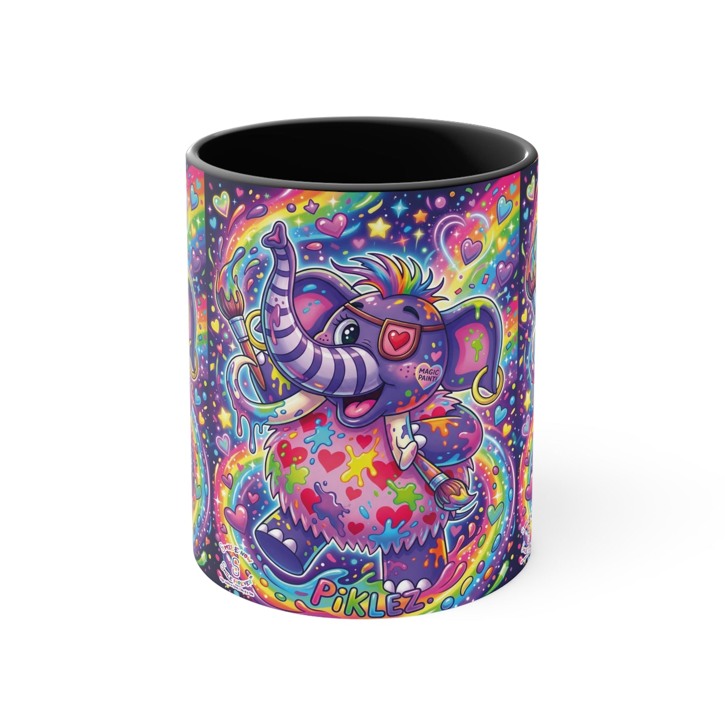 Piklez™ Accent Mug – "Magic Paint!" Graphic | Smile Universe Collection