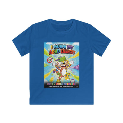 Potz™ Kids Softstyle Tee – "I Guide My ADHD Energy!" Graphic Tee | Smile Universe Collection