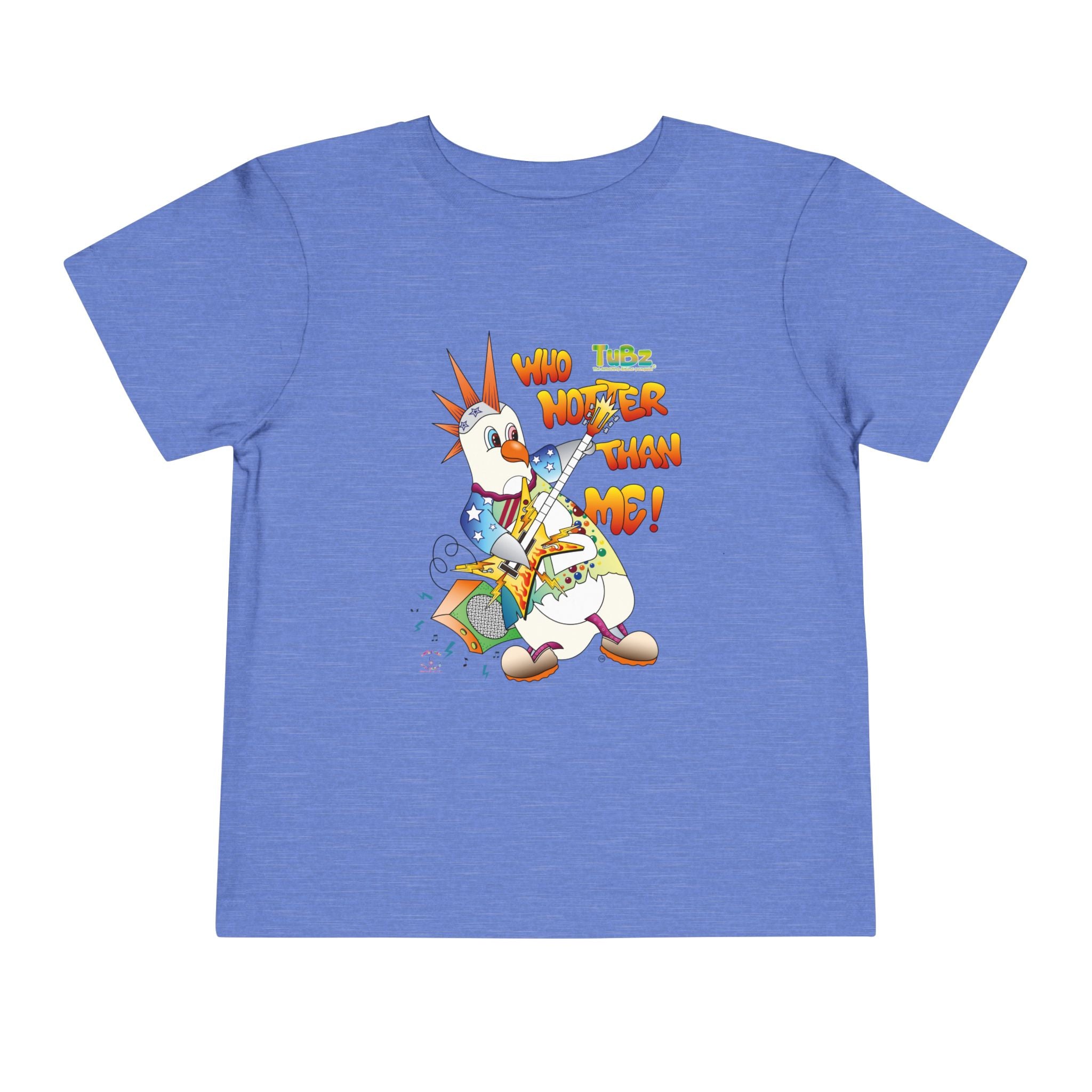 TuBz™ Rockstar Kids T-Shirt - "Who Hotter Than Me!" Graphic Tee | Smile Universe TuBz4Kidz Collection