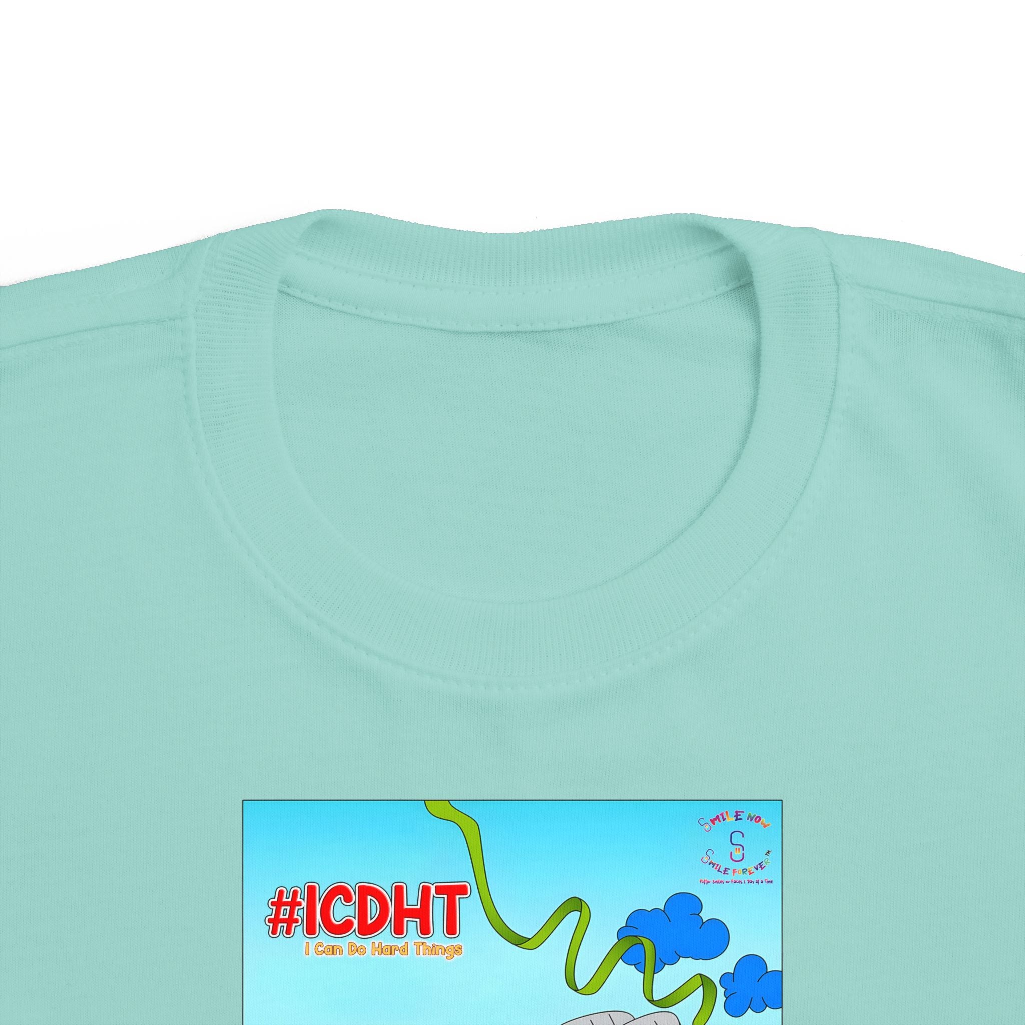TuBz™ "I Can Do Hard Things" Toddler T-Shirt | Toddler's Fine Jersey Tee  - Positive Kids Graphic Tee