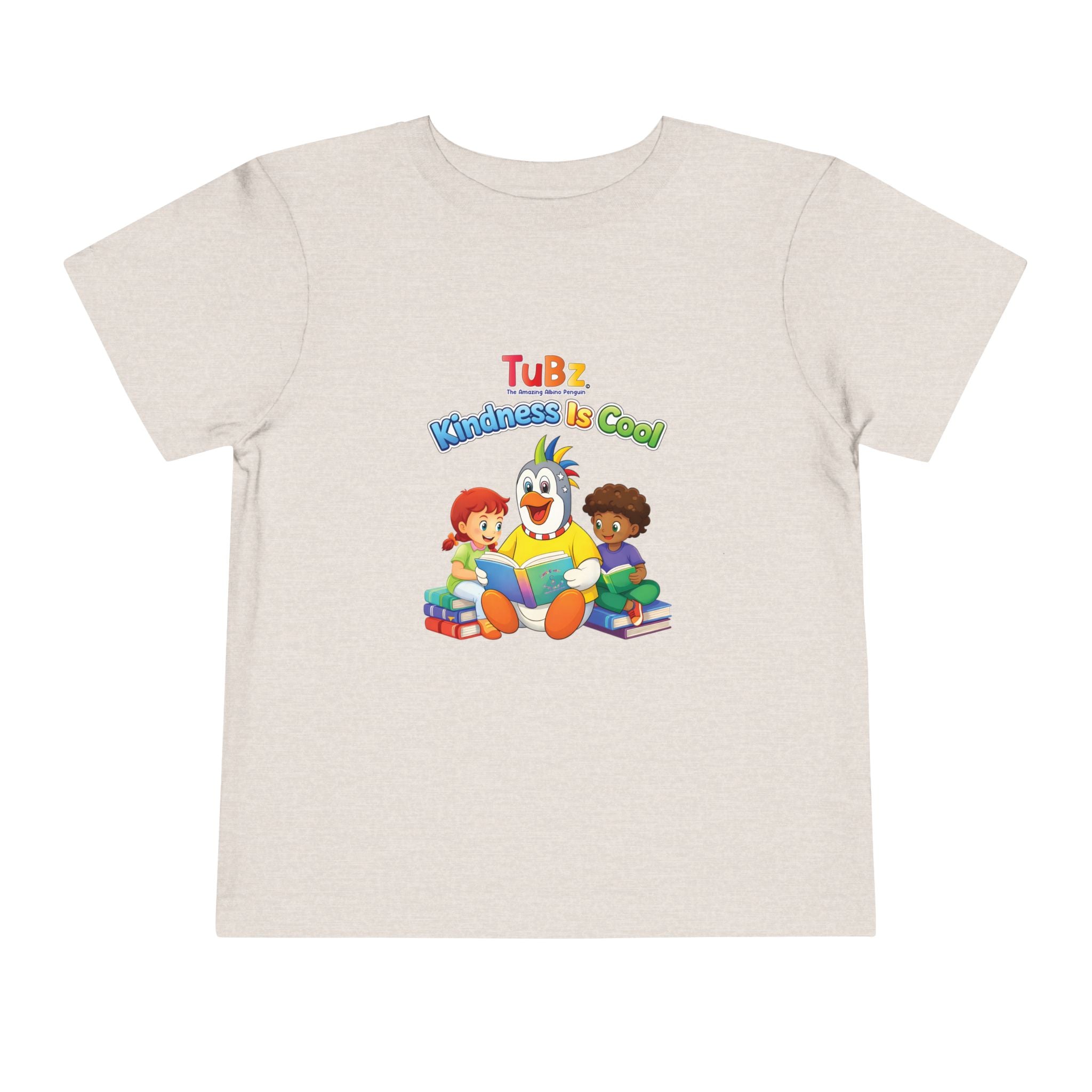 TuBz™ "Kindness Is Cool" Kids T-Shirt - Positive Message Graphic Tee | Smile Universe TuBz4Kidz
