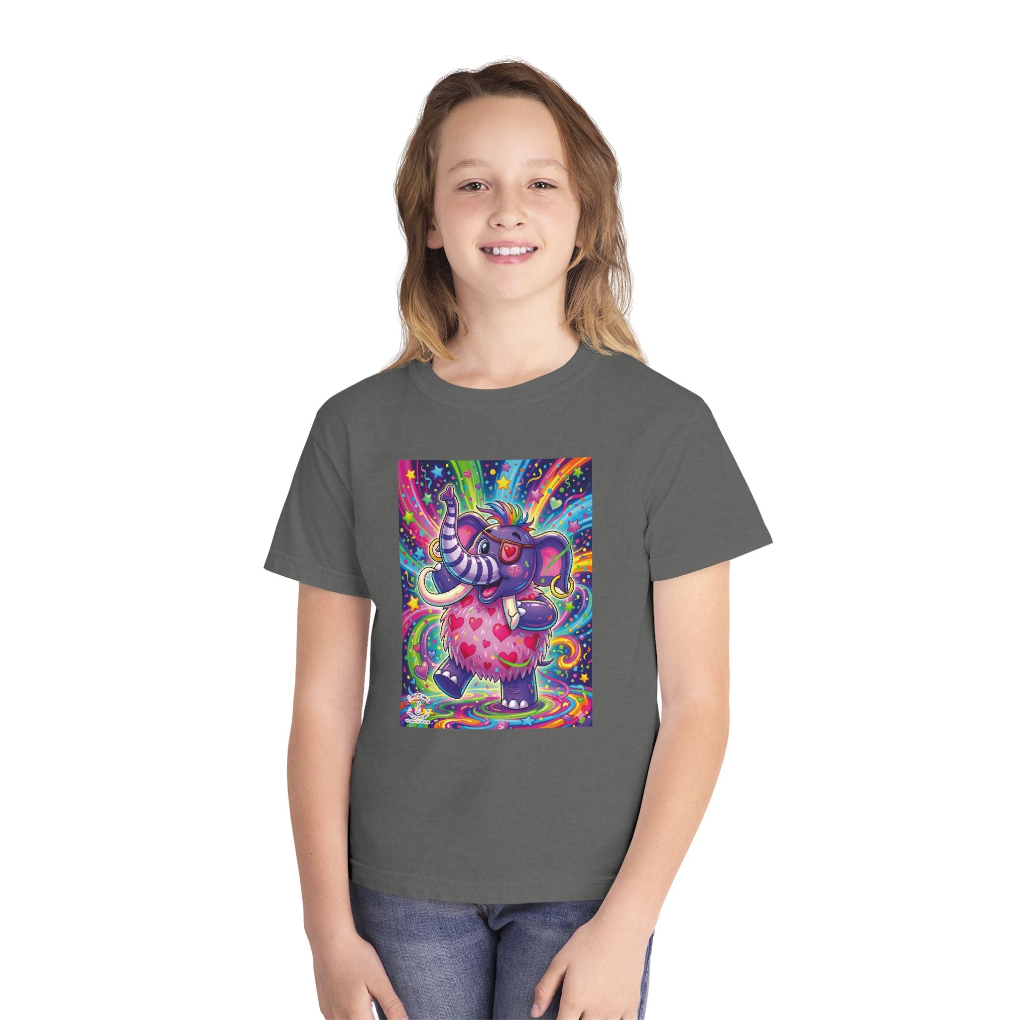 Piklez™ Youth Midweight Tee – "Born to Celebrate!" Graphic Shirt | Smile Universe Collection