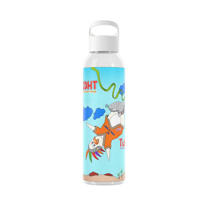 TuBz™ "I Can Do Hard Things" Sky Water Bottle - Lightweight Kids Bottle | TuBz4Kidz