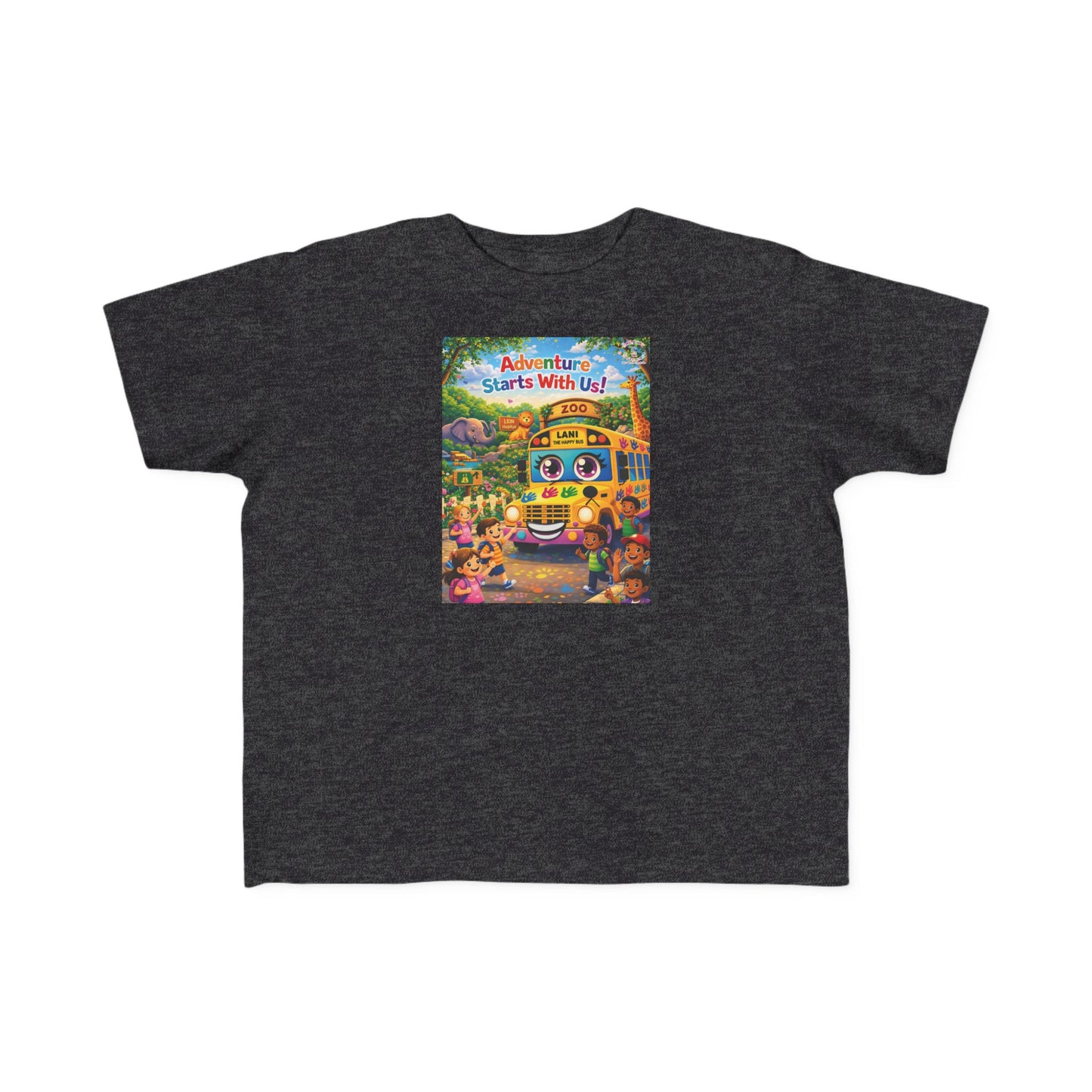 Lani™ Toddler's Fine Jersey Tee – "Adventure Starts With Us!" Graphic