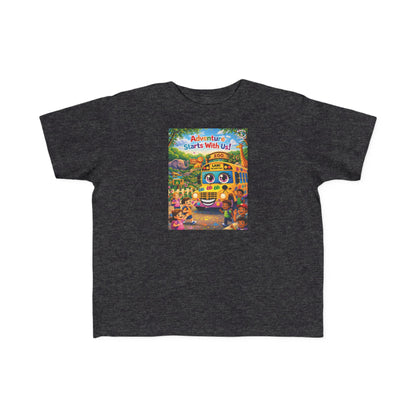 Lani™ Toddler's Fine Jersey Tee – "Adventure Starts With Us!" Graphic