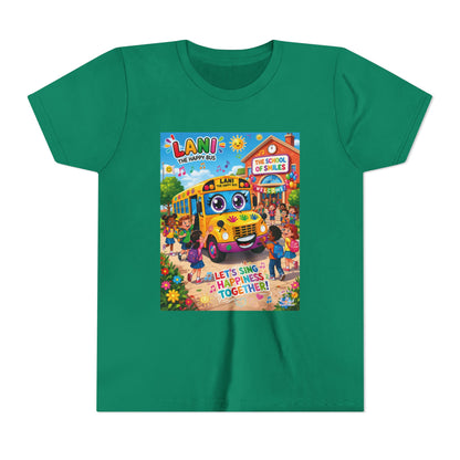 Lani™ Youth Short Sleeve Tee – "Let's Sing Happiness Together!" Graphic