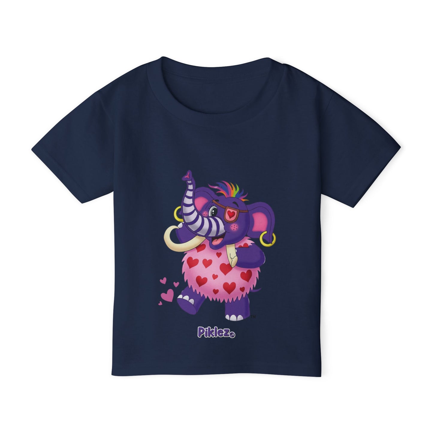 Piklez™ Heavy Cotton™ Toddler T-Shirt – "Full of Love!" Graphic Shirt | Smile Universe Collection