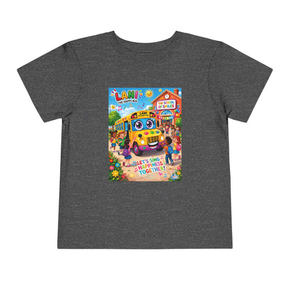 Lani™ Toddler Short Sleeve Tee – "Let's Sing Happiness Together!" Graphic