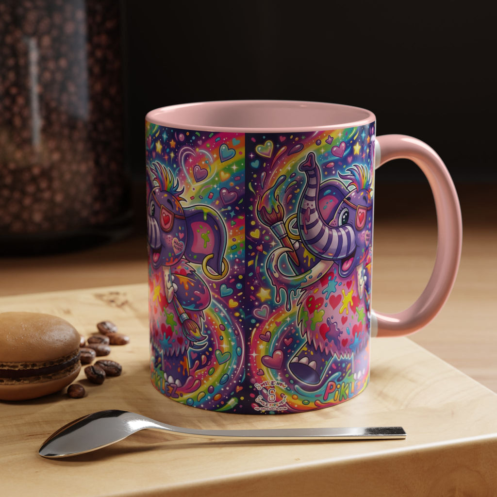 Piklez™ 15oz Ceramic Mug – "Magic Paint!" Graphic | Smile Universe Collection