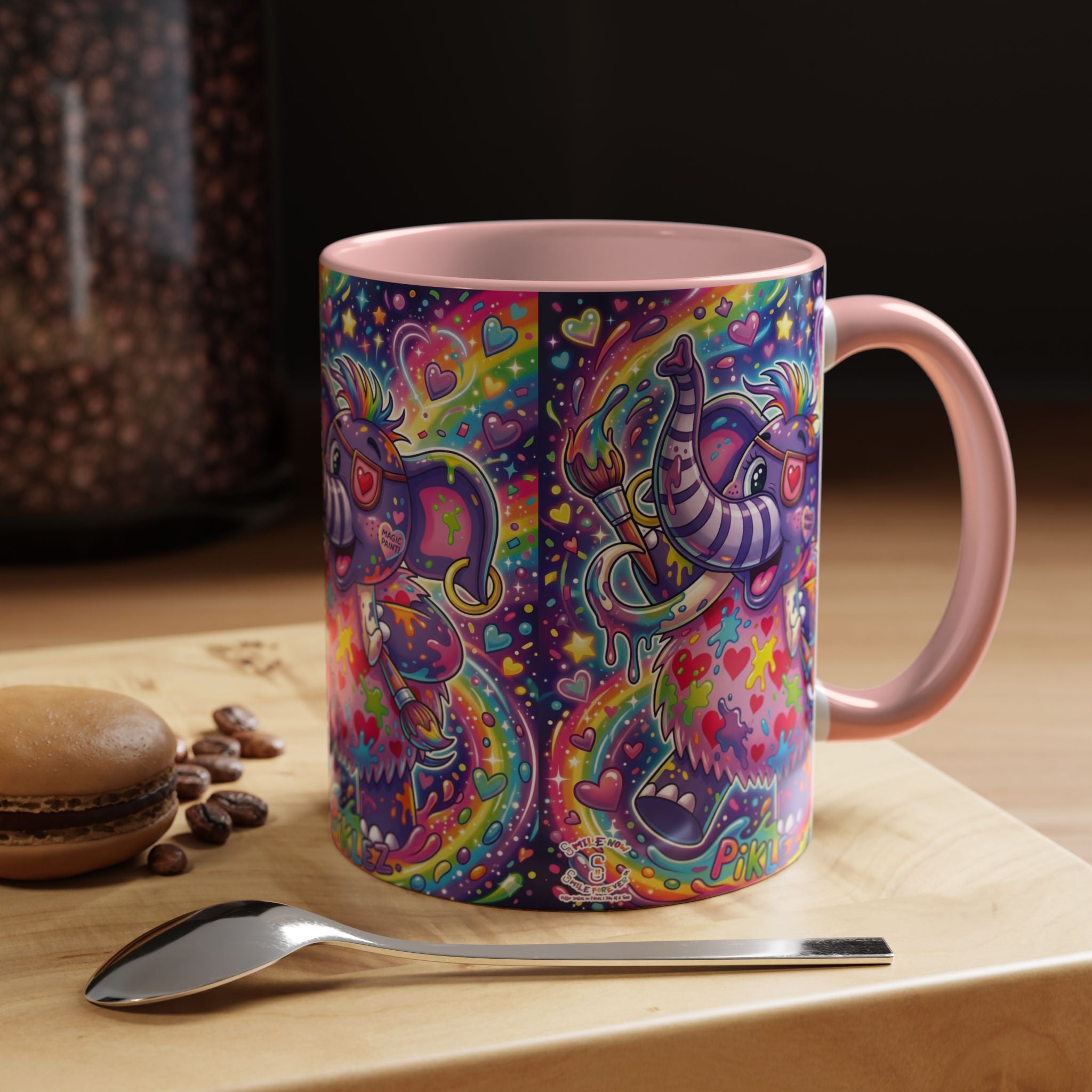 Piklez™ 15oz Ceramic Mug – "Magic Paint!" Graphic | Smile Universe Collection