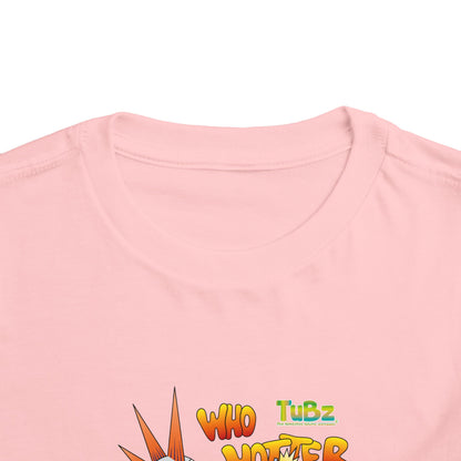 TuBz™ Rockstar Kids T-Shirt - "Who Hotter Than Me!" Graphic Tee | Smile Universe TuBz4Kidz Collection