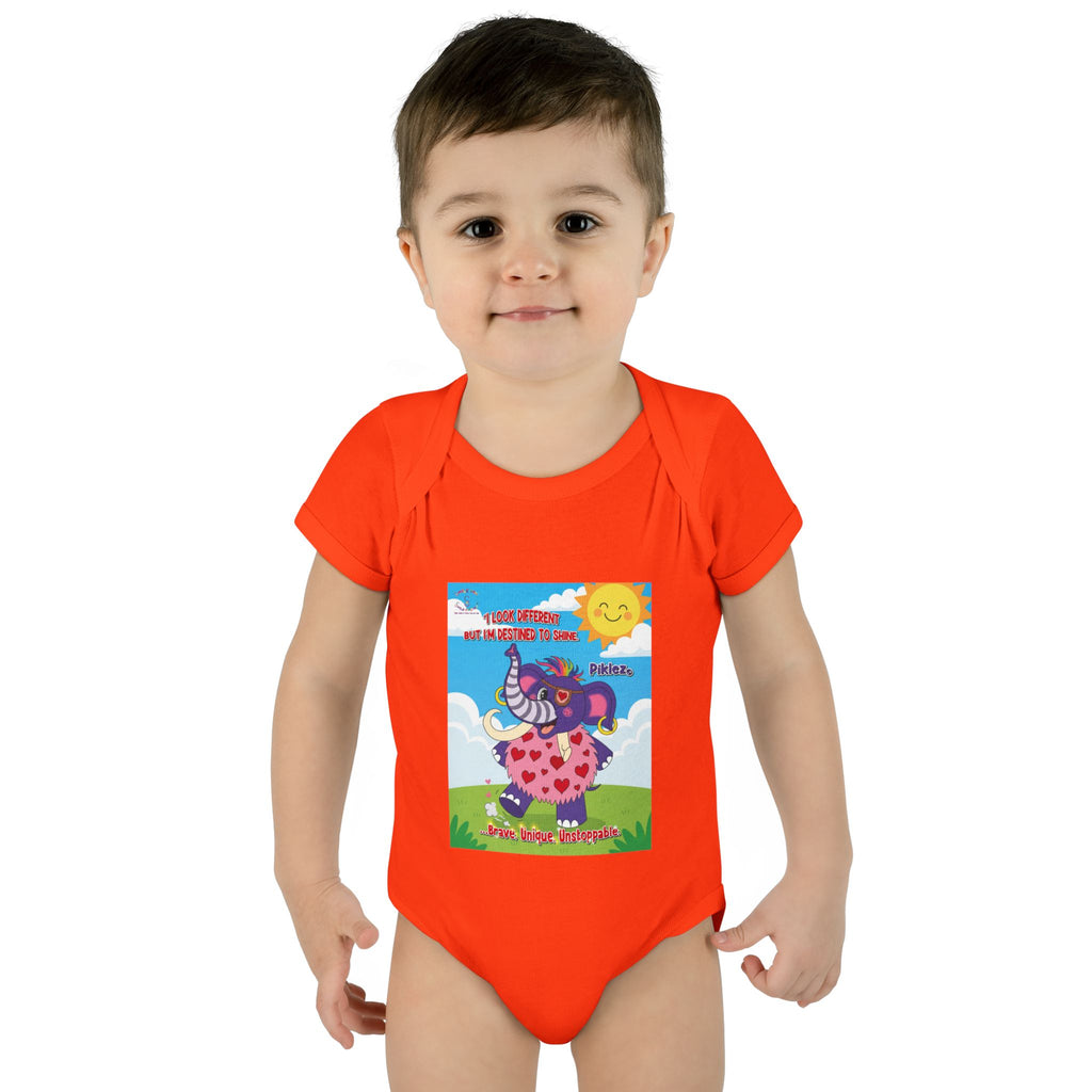 Piklez™ Infant Bodysuit – “Destined to Shine” Baby Outfit | Smile Universe Collection