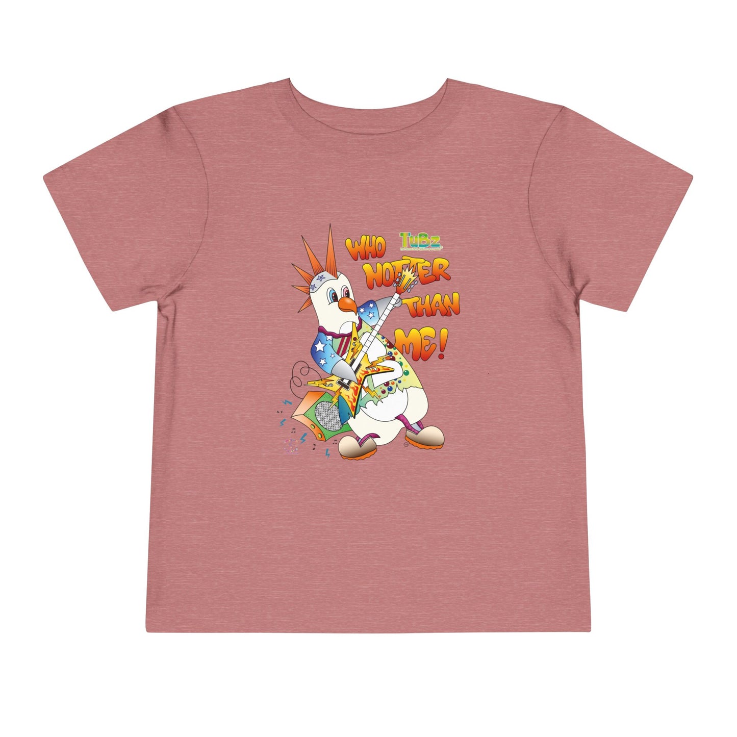 TuBz™ Rockstar Kids T-Shirt - "Who Hotter Than Me!" Graphic Tee | Smile Universe TuBz4Kidz Collection