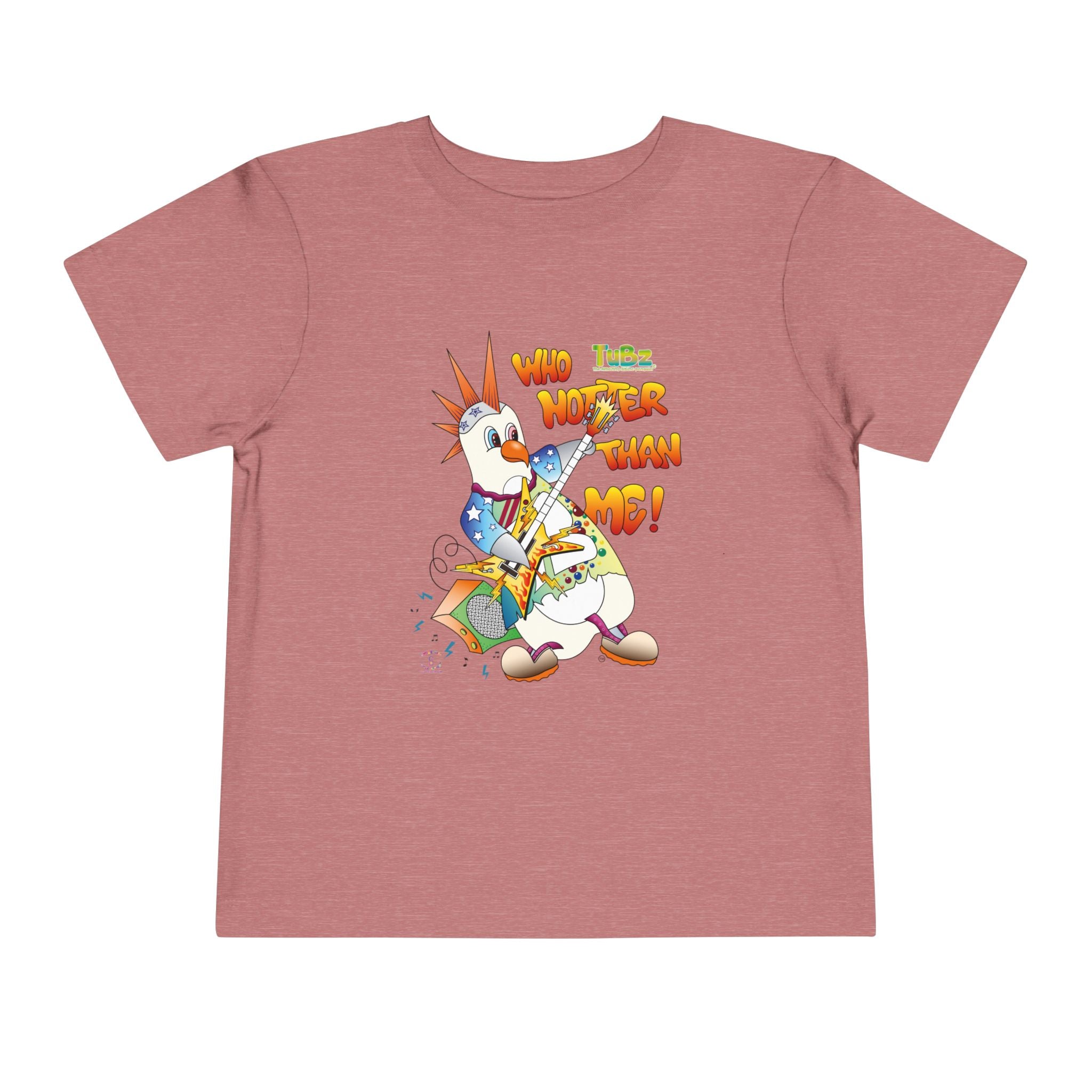 TuBz™ Rockstar Kids T-Shirt - "Who Hotter Than Me!" Graphic Tee | Smile Universe TuBz4Kidz Collection