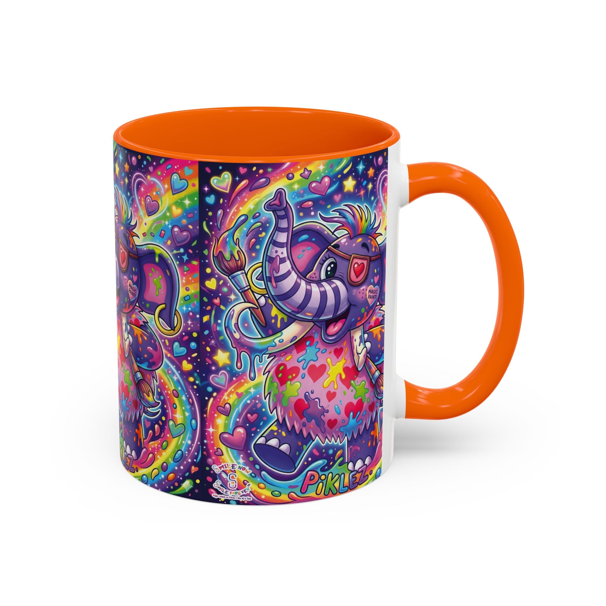 Piklez™ 15oz Ceramic Mug – "Magic Paint!" Graphic | Smile Universe Collection
