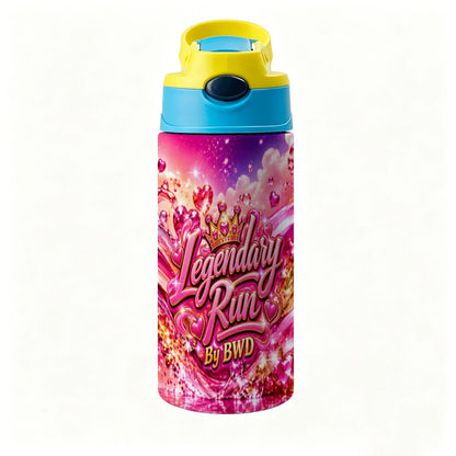 Legendary Run Water Bottle - Pink Heart Edition