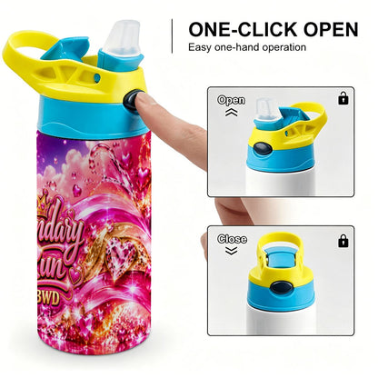 Legendary Run Water Bottle - Pink Heart Edition