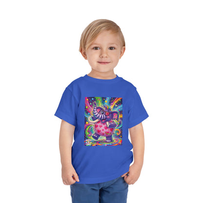 Piklez™ Toddler Short Sleeve Tee – "Born to Celebrate!" Graphic Shirt | Smile Universe Collection