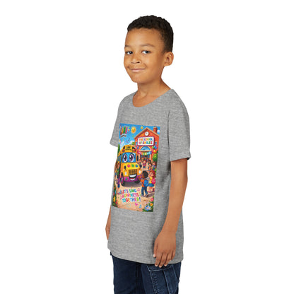 Lani™ Youth Short Sleeve Tee – "Let's Sing Happiness Together!" Graphic