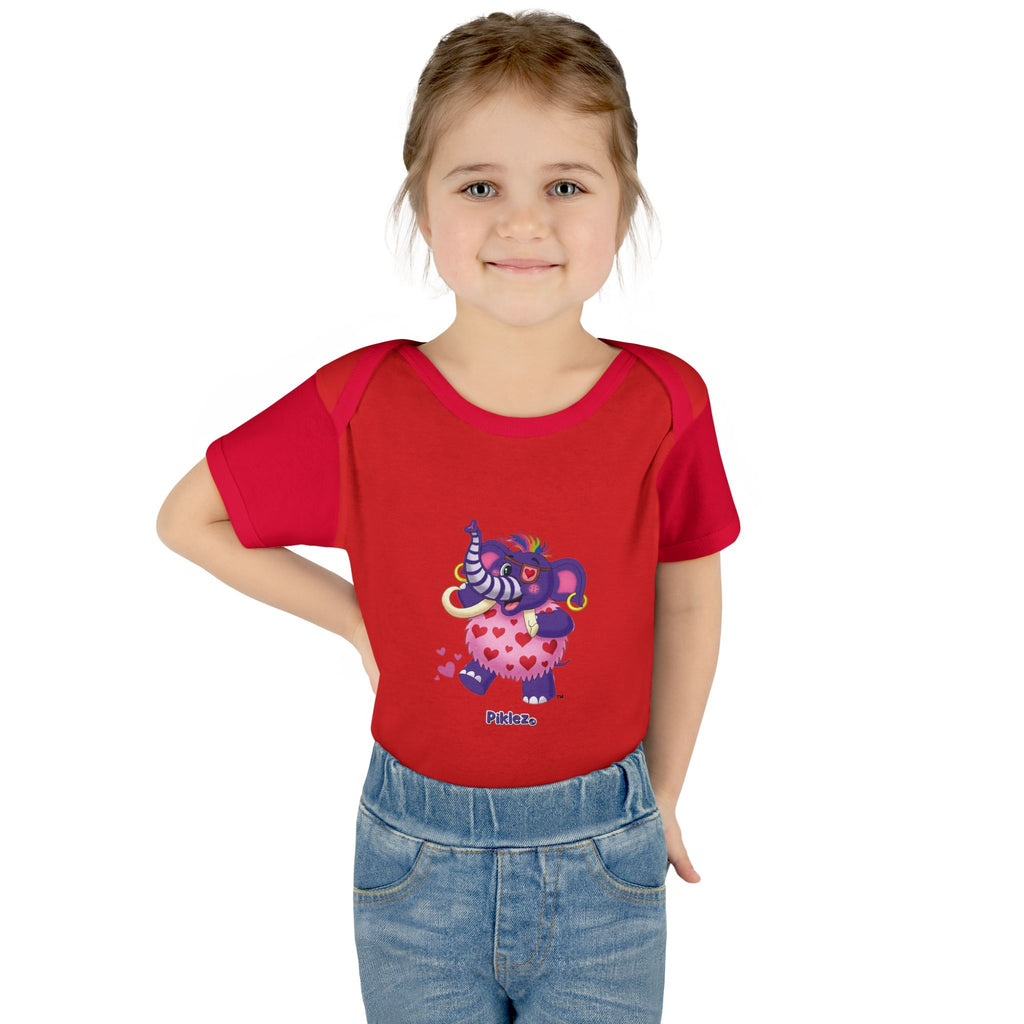 Piklez™ Infant Baby Rib Bodysuit – "Full of Love!" Graphic | Smile Universe Collection